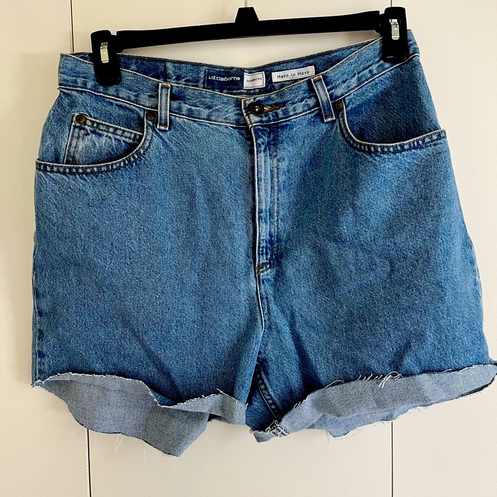 Liz Claiborne cutoff denim shorts